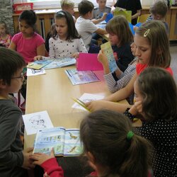 Beseda se spisovatelkou ve druhých třídách