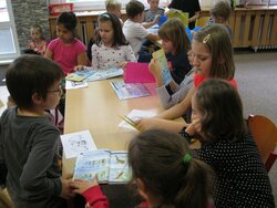 Beseda se spisovatelkou ve druhých třídách