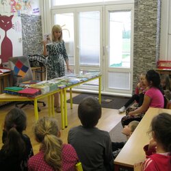 Beseda se spisovatelkou ve druhých třídách