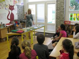 Beseda se spisovatelkou ve druhých třídách