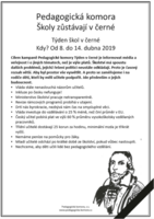 Týden škol v černé