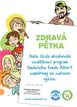 Škola zdravé pětky v prvních třídách
