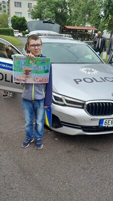 Úspěch našeho žáka ve výtvarné soutěži „Bezpečně u dopravní nehody“