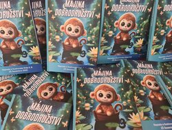 Kniha pohádek 5. B s názvem Májina dobrodružství oficiálně pokřtěna!