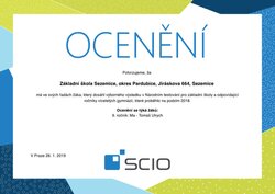 Ocenění v testování Scio