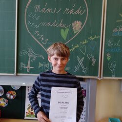 Úspěch v okresním kole soutěže Matematický klokan