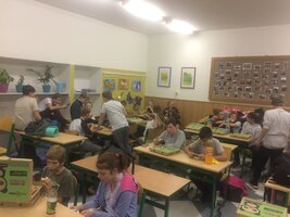 Spaní ve škole 8. A a 8. B