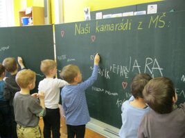 Návštěva z MŠ v 1. třídách