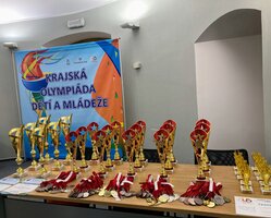 Vyhlášení výsledků atletického čtyřboje