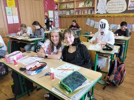 Svátek všech svatých, Dušičky a Halloween ve 4. A, v 5. A a 5. B