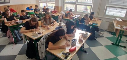 Návštěva paní psycholožky ve třídě 7. A – Jak zvládat stres s nadhledem