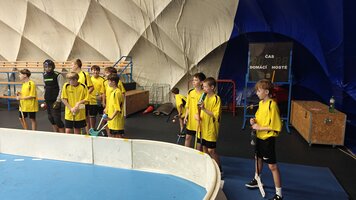 Florbalový turnaj žáků 6. – 7. tříd v Pardubicích 