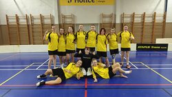 Florbalový turnaj žákyň 8. – 9. tříd v Holicích