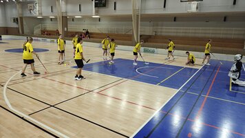 Florbalový turnaj žákyň 8. –  9. tříd v Holicích