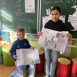 Tematické učení žáků 5. B – Svatý Martin