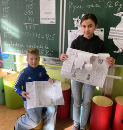 Tematické učení žáků 5. B – Svatý Martin