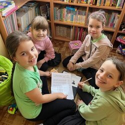 3. B v Městské knihovně Sezemice