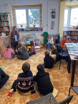 Podzimní návštěva sezemické knihovny 3. C