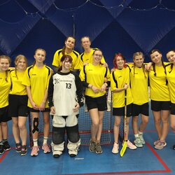 Okresní kolo florbalového turnaje žákyň 8. – 9. tříd v Pardubicích