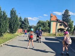 Tradiční vyjížďka na kolečkových bruslích