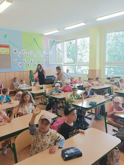 Návštěva předškoláků v prvních třídách