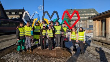 Pozdrav z Horní Malé Úpy: Sedmáci ovládli sjezdovky!