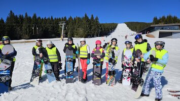 Pozdrav z Horní Malé Úpy: Sedmáci ovládli sjezdovky!