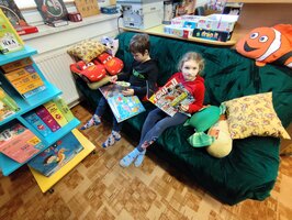 Třída 1. C na návštěvě v Městské knihovně Sezemice