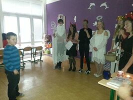 Mikuláš, čert a anděl ve školní družině