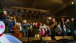 Rolnička u rozsvícení vánočního stromu