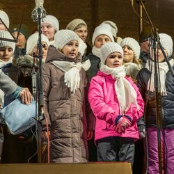 Rolnička u rozsvícení vánočního stromu