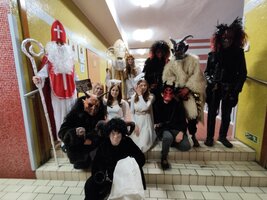 Mikulášská nadílka v podání žáků 9. A