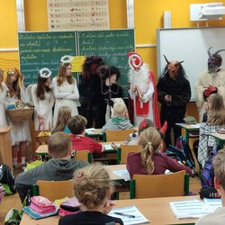 Mikulášská nadílka v podání žáků 9. A