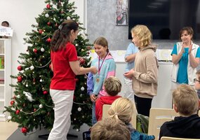 Vyhlášení výtvarné soutěže v DC Veská