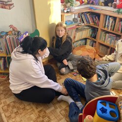 Návštěva sedmých ročníků v městské knihovně