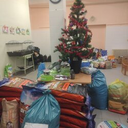 Předání darů z Vánočního bazárku