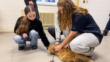 Předání darů z Vánočního bazárku