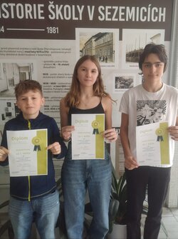 Školní kolo soutěže Finanční gramotnost - 9. ročník