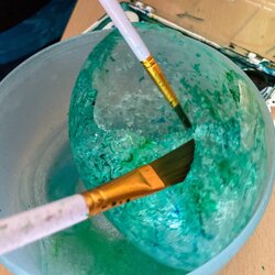 Mrazivé počasí jako příležitost k tvoření v 5. B