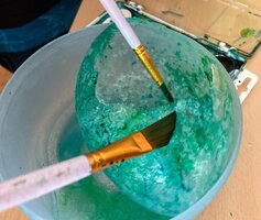 Mrazivé počasí jako příležitost k tvoření v 5. B