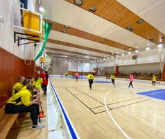 Dívky ze ZŠ Sezemice obsadily druhé místo na florbalovém turnaji a postupují do finále