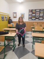 Zahanbit se nenechali ani žáci 9. ročníku.