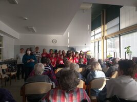 Zpívání v Domově seniorů Pardubice