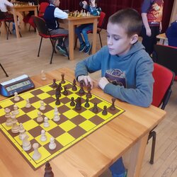Okresní přebor školních družstev v šachu - 3. místo s postupem do Krajského přeboru