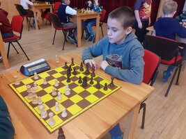 Okresní přebor školních družstev v šachu - 3. místo s postupem do Krajského přeboru