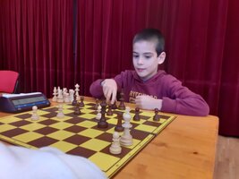 Okresní přebor školních družstev v šachu - 3. místo s postupem do Krajského přeboru