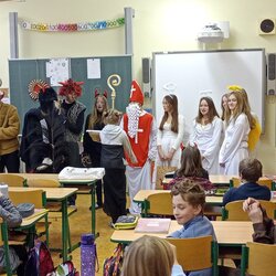 Mikulášský den v prvostupňových třídách i družině