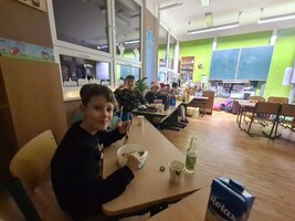 Vánoční školní nocování ve 3. B