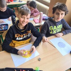 Povídání o vesmíru s odborníkem ve 3. B
