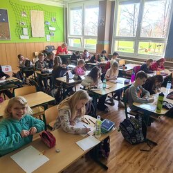 Povídání o vesmíru s odborníkem ve 3. B